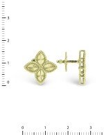 Серьги из лимонного золота