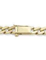 Браслет из лимонного золота c бриллиантами и изумрудом