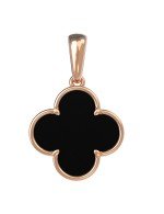 Подвеска из золота c ониксом