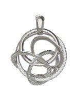 Подвеска из белого золота c бриллиантами