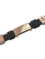 Браслет из золота c кожаным шнурком