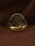 Кольцо из лимонного золота