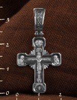 Крест из белого золота