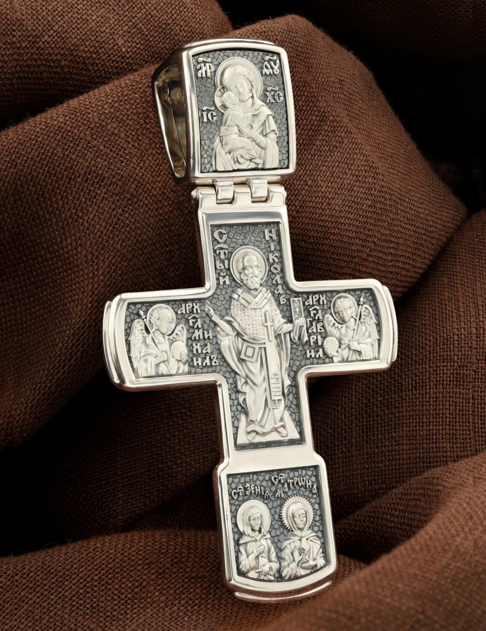 Крест из серебра 925 пробы