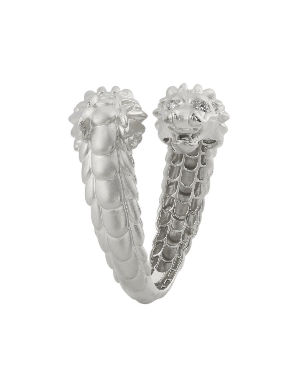 Кольцо из белого золота c бриллиантами