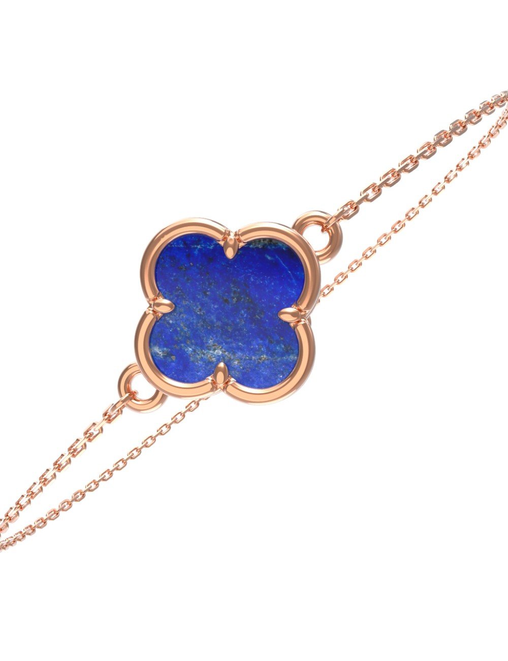 Браслет из золота c лазуритом