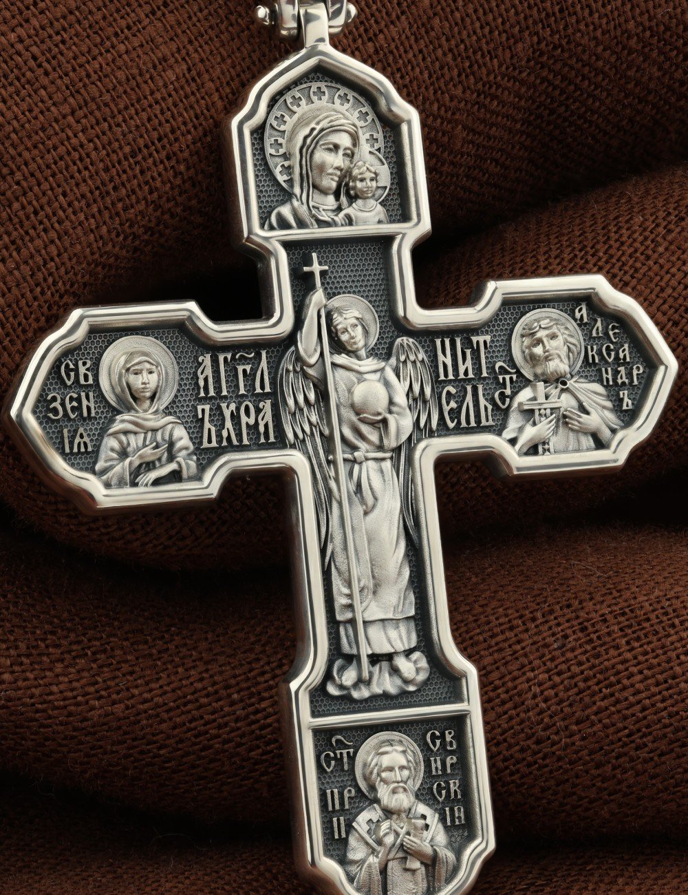 Крест из серебра 925 пробы