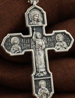 Крест из серебра 925 пробы