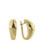 Серьги из лимонного золота