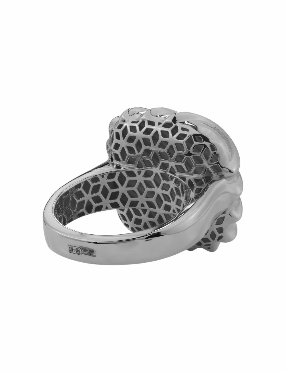 Кольцо из белого золота