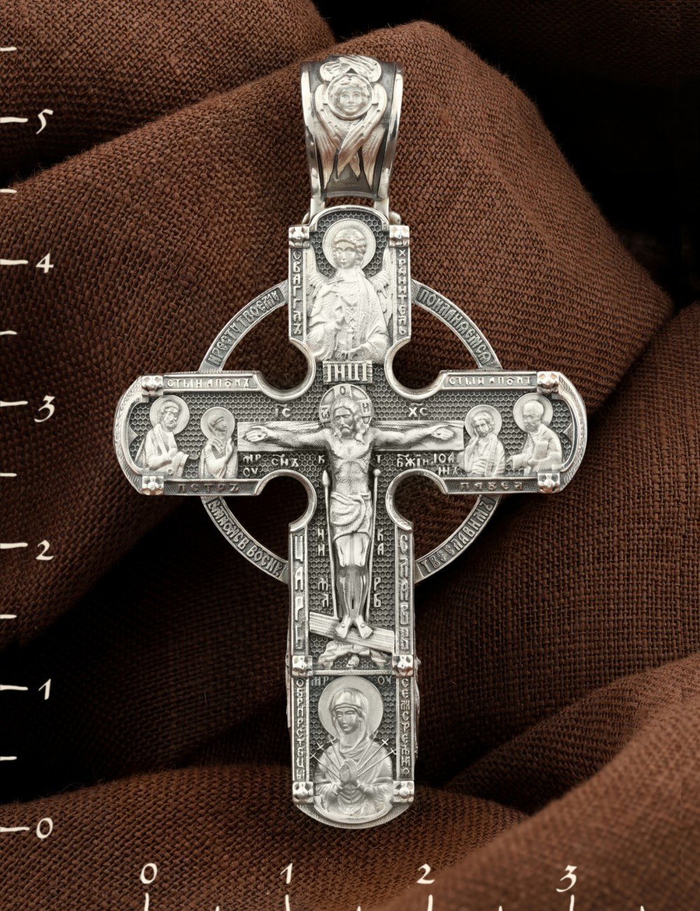 Крест из серебра 925 пробы