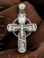Крест из серебра 925 пробы