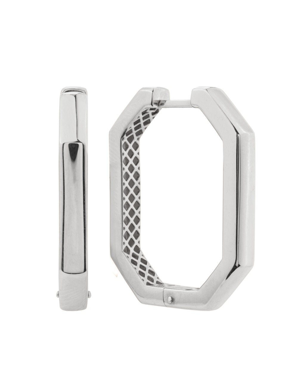 Серьги из белого золота