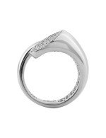 Кольцо из белого золота c бриллиантами