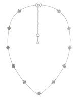 Колье из белого золота c бриллиантами