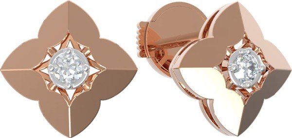 Серьги из золота c бриллиантами