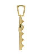 Крест из лимонного золота c бриллиантами