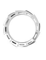 Кольцо из белого золота c ониксом