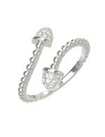 Кольцо из белого золота c бриллиантами