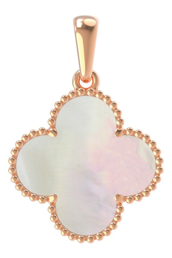 Подвеска из золота c перламутром