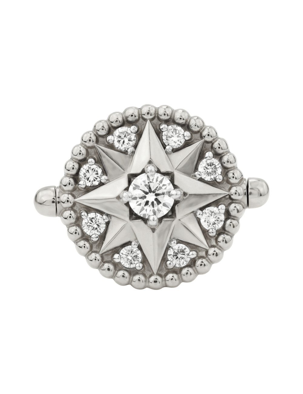 Кольцо из белого золота c бриллиантами