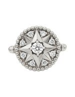 Кольцо из белого золота c бриллиантами