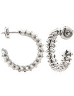 Серьги из белого золота