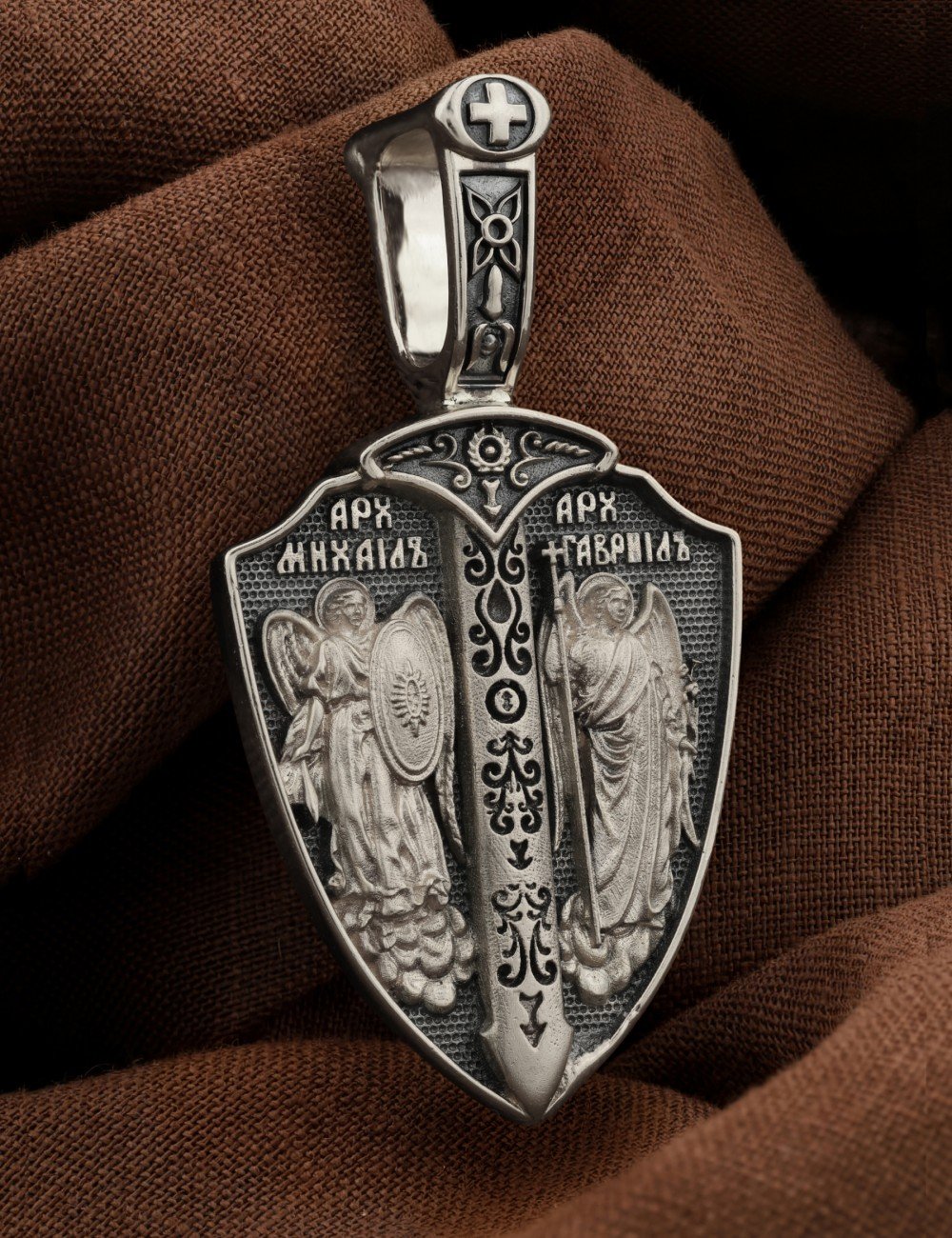 Образок из белого золота