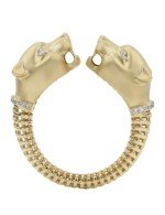 Кольцо из лимонного золота c бриллиантами