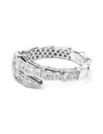 Кольцо из белого золота c бриллиантами