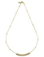 Колье из лимонного золота