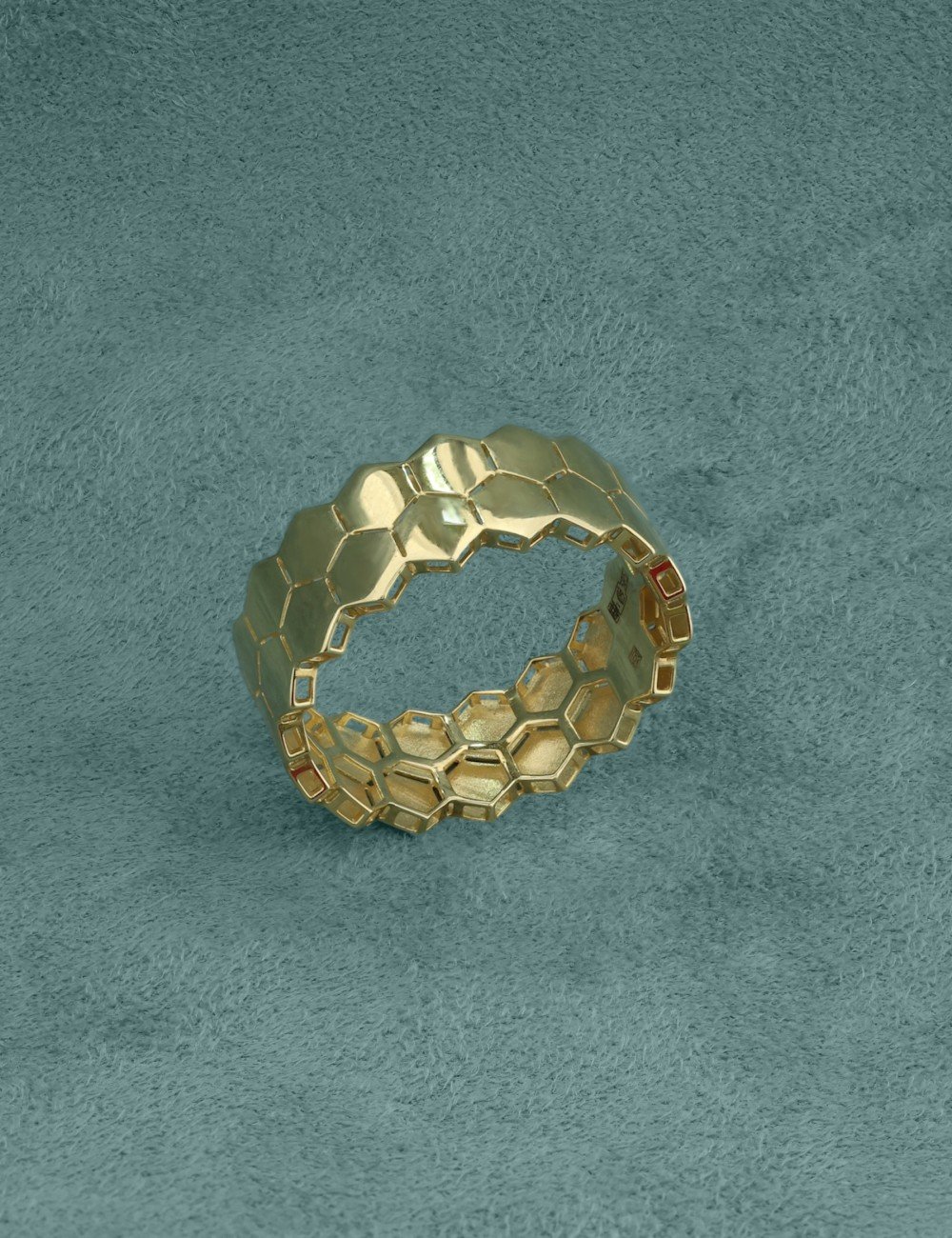 Кольцо из лимонного золота