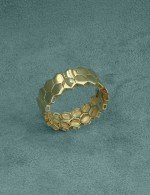 Кольцо из лимонного золота