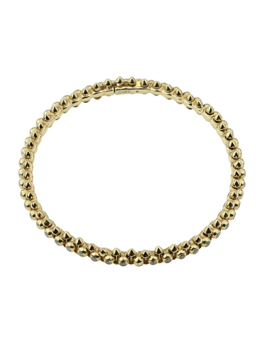 Браслет из лимонного золота c бриллиантами