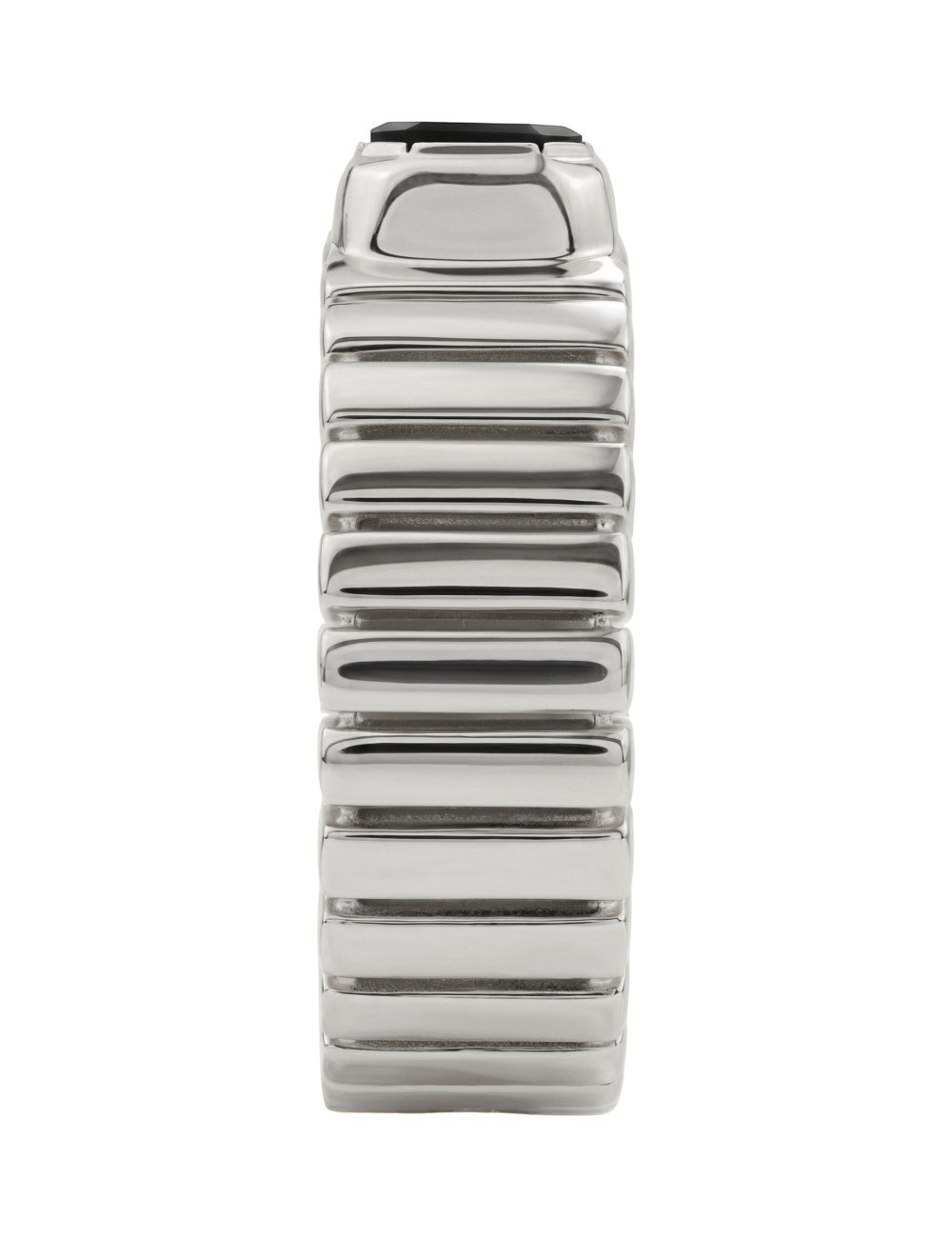 Кольцо из белого золота c ониксом