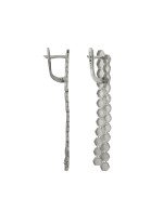 Серьги из белого золота