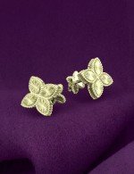 Серьги из лимонного золота