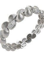 Браслет из белого золота c бриллиантами