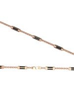 Цепь из золота c ониксом