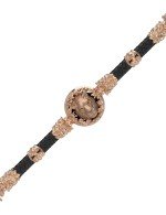 Браслет из золота c шнурком и ониксом