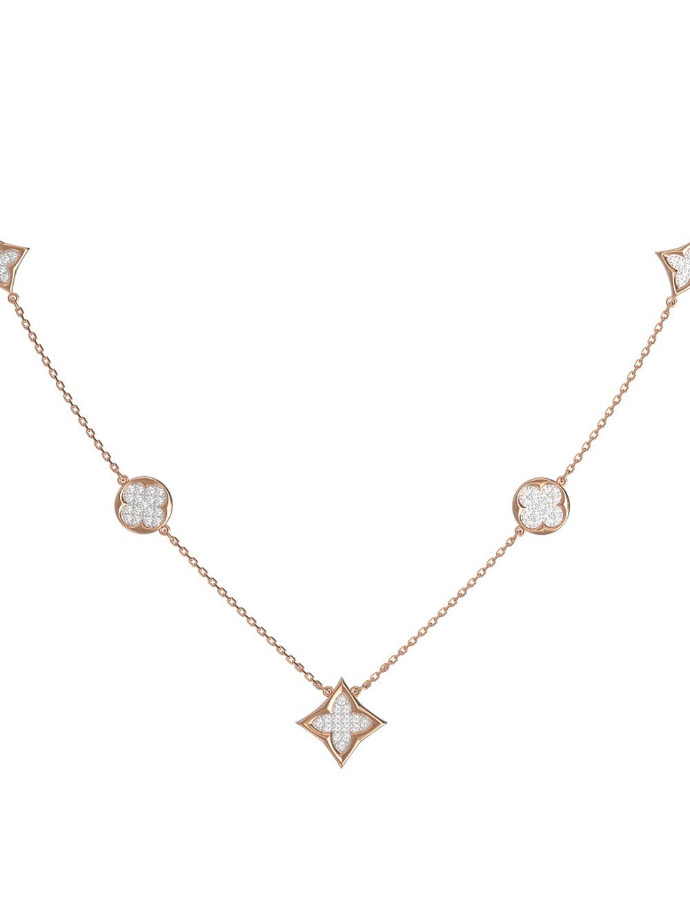 Колье из золота c бриллиантами