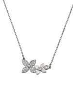 Колье из белого золота c бриллиантами