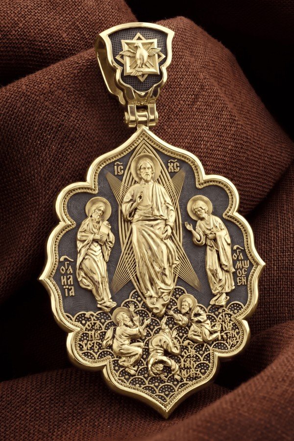 Образок из лимонного золота