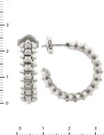 Серьги из белого золота