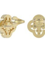 Серьги из лимонного золота c бриллиантами