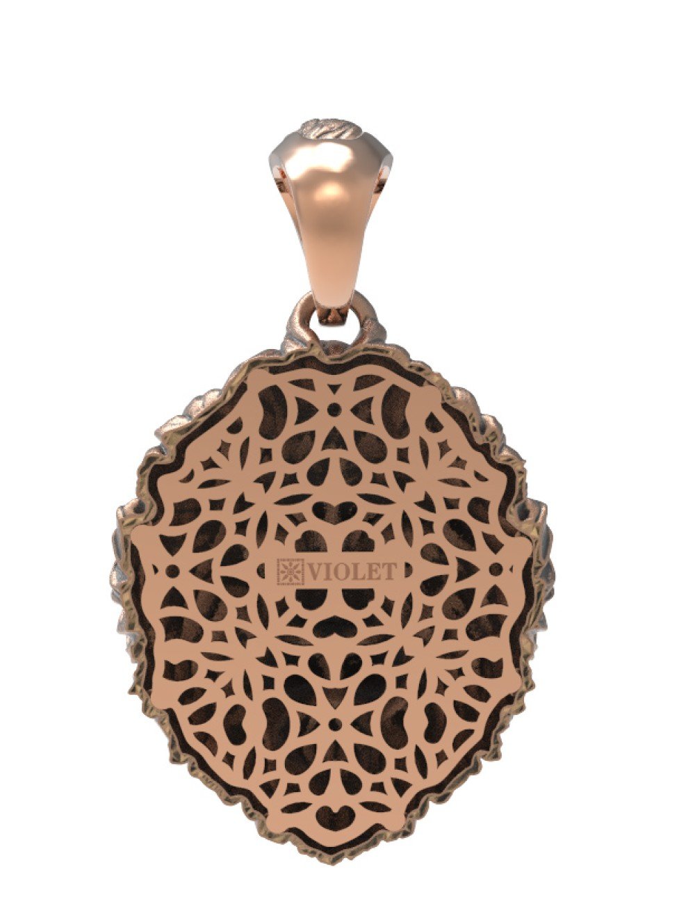 Подвеска из золота c эмалью