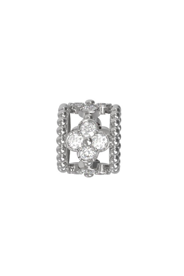 Подвеска из белого золота c бриллиантами