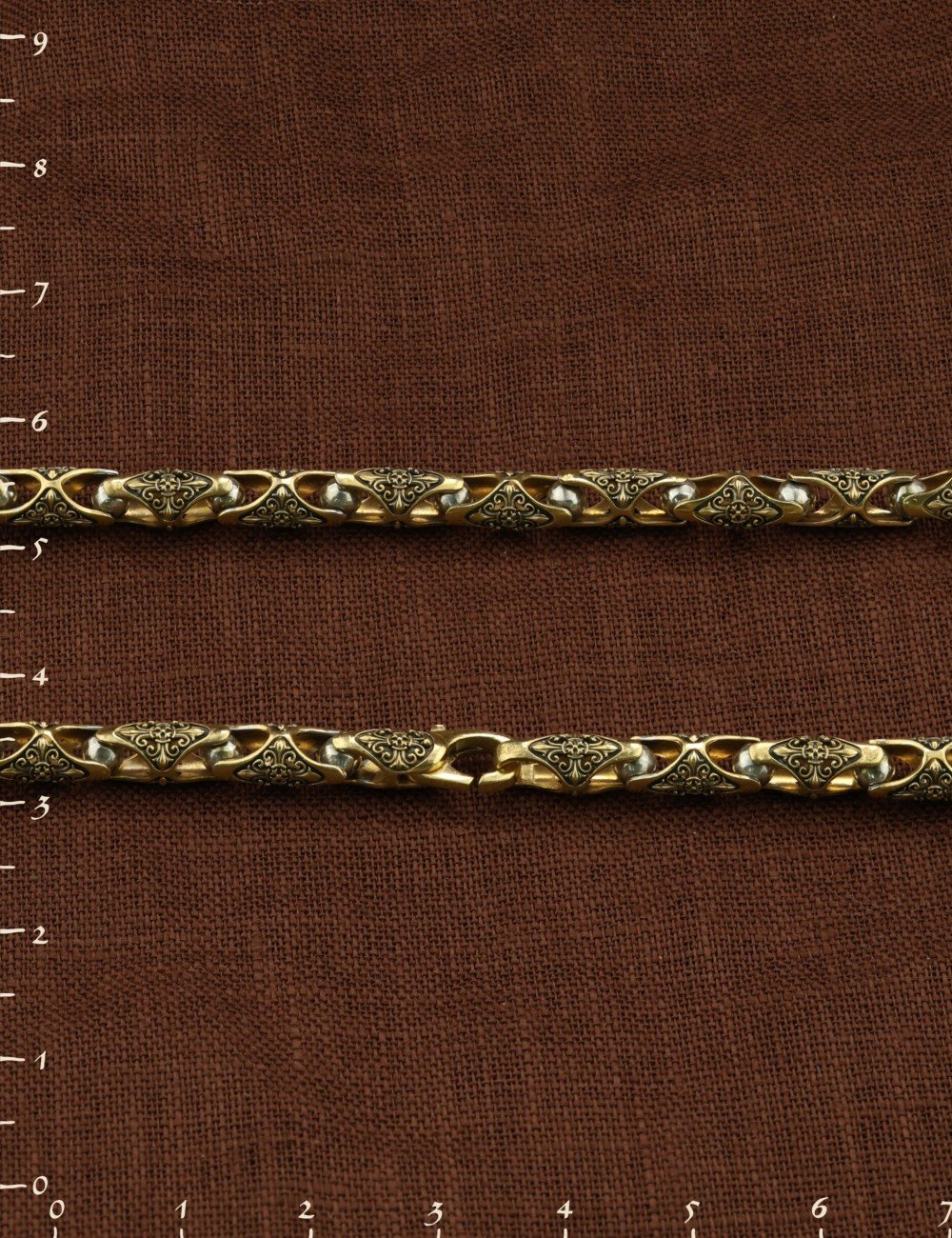 Цепь из лимонного золота