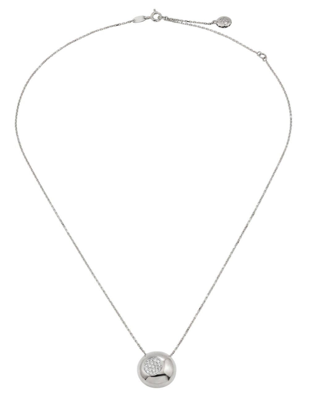 Колье из белого золота c бриллиантами