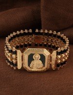 Браслет из золота c ониксом